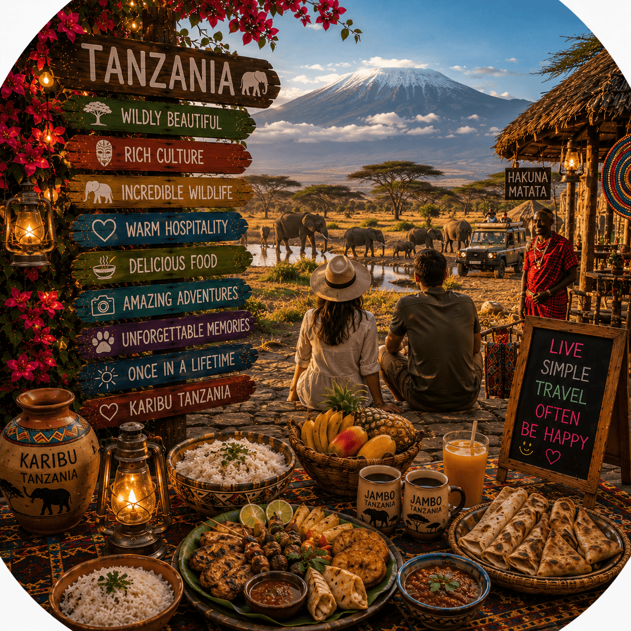 Zanzibar, Tanzania / Malawi / Zambia / Zimbabwe / South Africa